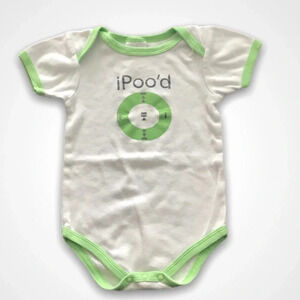 4/$20 Bruin  White iPoo’d Onesie
